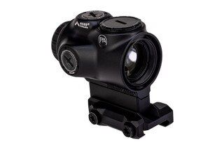 Primary Arms GLx 1x MicroPrism features the red illuminated ACSS Cyclops reticle
